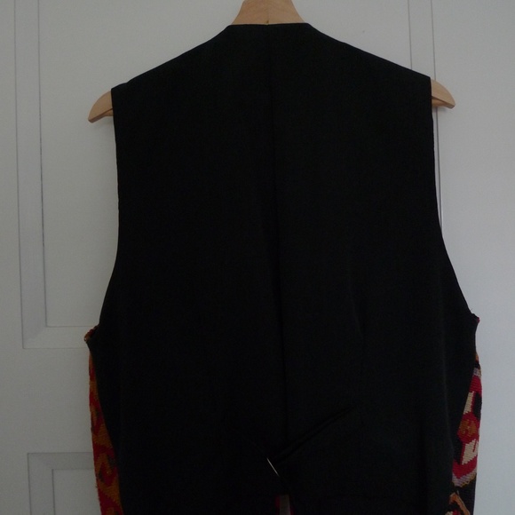 Vintage Matt Camron Wool Kilim Carpet Vest Turkey - Picture 2 of 7